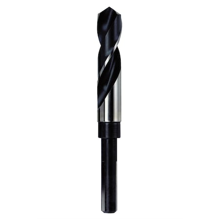 Hanson Silver and Deming High Speed Steel Fractional 1/4" Reduced Shank Drill Bit -23/32" 91146